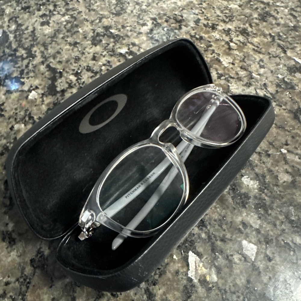 Oakley Clear and Black Sunglasses